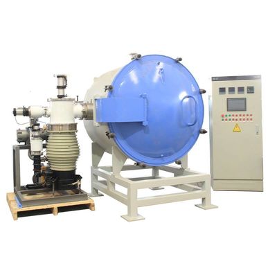 qualité  CE Industrial Vacuum Muffle Furnace Up To 1600C With Diffusion Vacuum Pump Unit usine